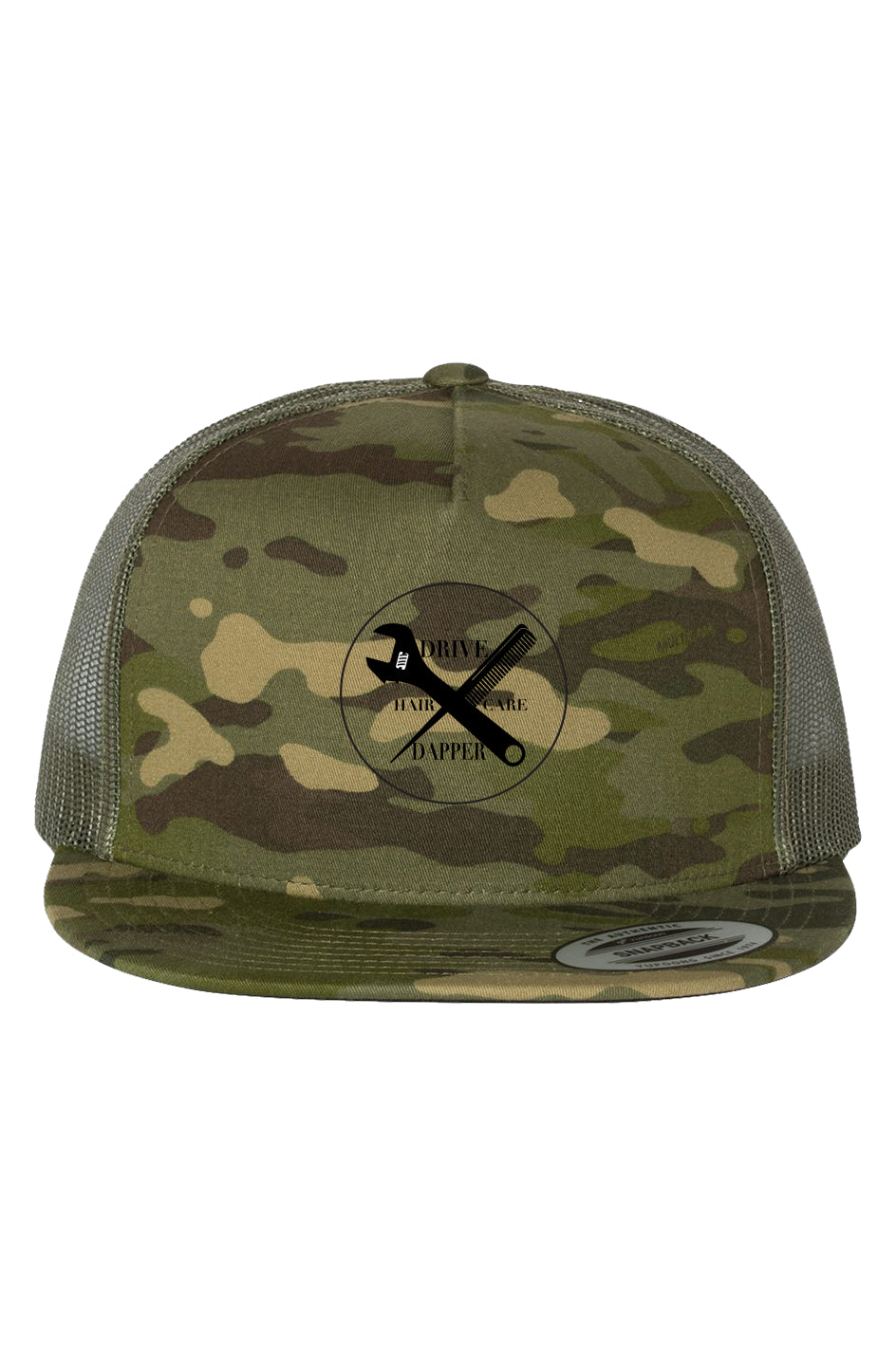 Wrench and Comb Camo Snapback