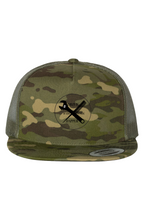 Load image into Gallery viewer, Wrench and Comb Camo Snapback
